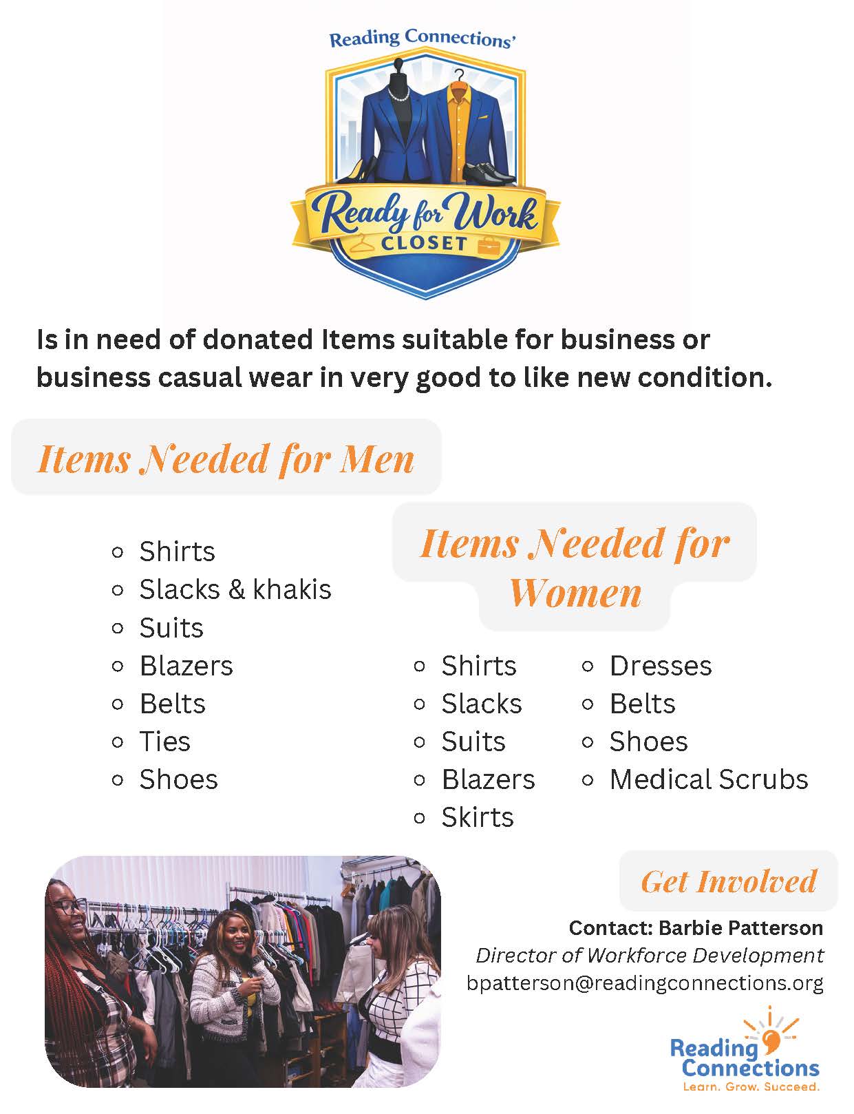 clothes donations